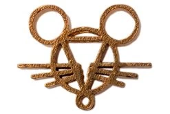 GiantMouse Bronze Lanyard Bead