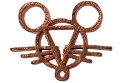 GiantMouse Copper Lanyard Bead