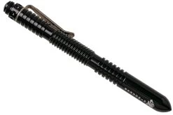 Rick Hinderer Extreme Duty Spiral Pen, Aluminum, Polished Black, Tactical Pen
