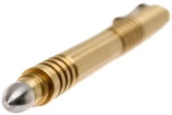 Rick Hinderer Investigator Pen Brass/Messing, Tactical Pen -Udendørs Værktøjsbutik HRK INVP BRASS 03 rick hinderer investigator pen hrk invp brass 03