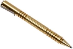 Rick Hinderer Investigator Pen Brass/Messing, Tactical Pen -Udendørs Værktøjsbutik HRK INVP BRASS 04 rick hinderer investigator pen hrk invp brass 04