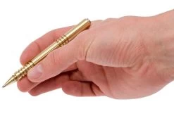 Rick Hinderer Investigator Pen Brass/Messing, Tactical Pen -Udendørs Værktøjsbutik HRK INVP BRASS 05 rick hinderer investigator pen hrk invp brass 05