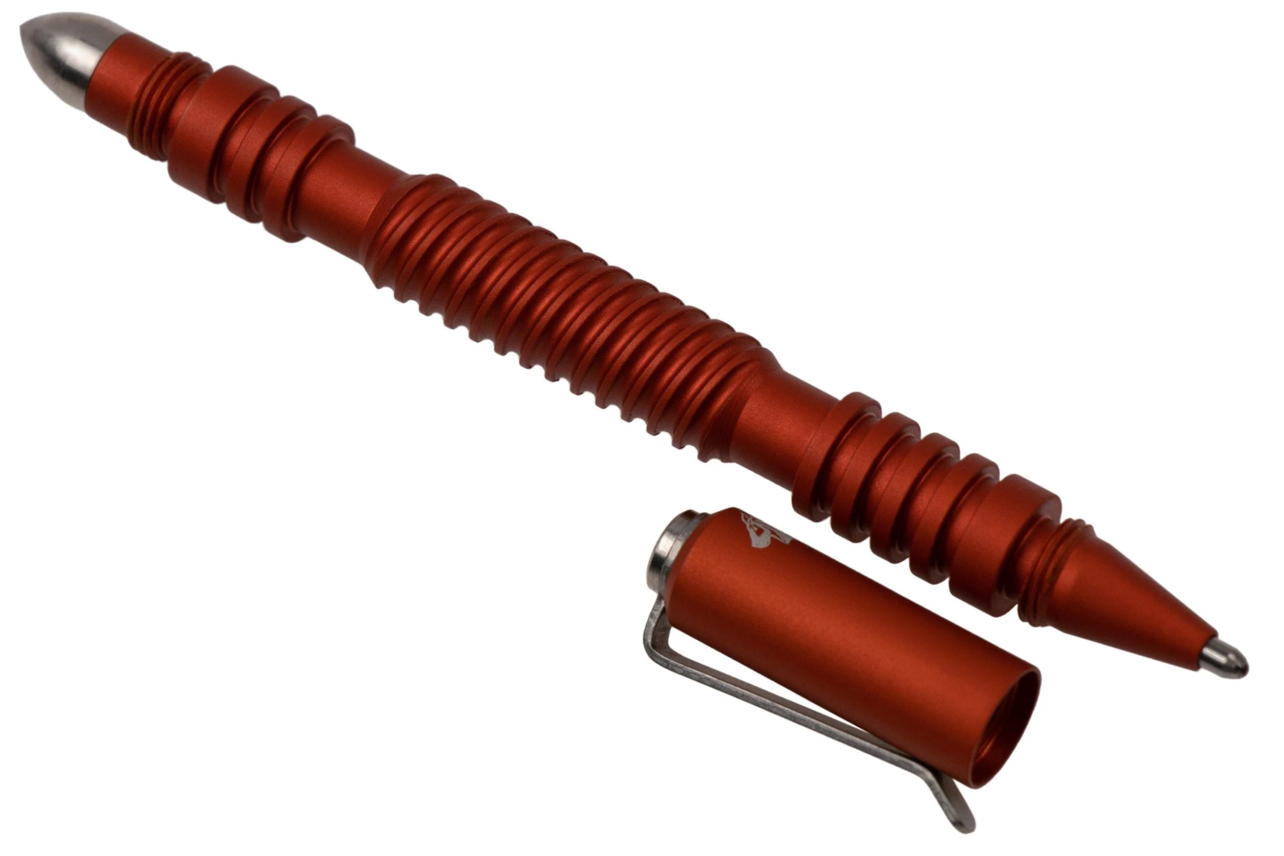 Rick Hinderer Spiral Investigator Pen, Aluminum, Matte Orange, Tactical Pen 2 Rick Hinderer Spiral Investigator Pen, Aluminum, Matte Orange, Tactical Pen - Billede 2