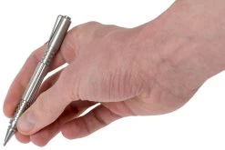 Rick Hinderer Investigator Pen Stainless Steel, Tactical Pen -Udendørs Værktøjsbutik HRK INVP SS 04 rick hinderer investigator pen