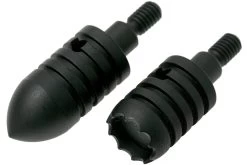 Rick Hinderer Extreme Duty Modular Kubotan Pen Deluxe Set Matte Black -Udendørs Værktøjsbutik HRK KUBADEX AL MB 03 rick hinderer knives