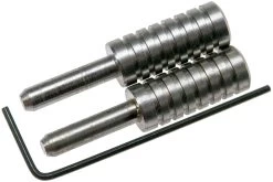 Rick Hinderer Extreme Duty Modular Kubotan Pen Deluxe Set Matte Black -Udendørs Værktøjsbutik HRK KUBADEX AL MB 04 rick hinderer knives