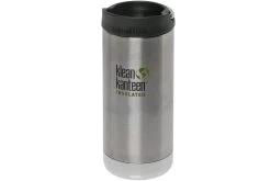 Klean Kanteen Insulated Thermos TKWide 335 Ml (Café Cap) - Brushed Stainless