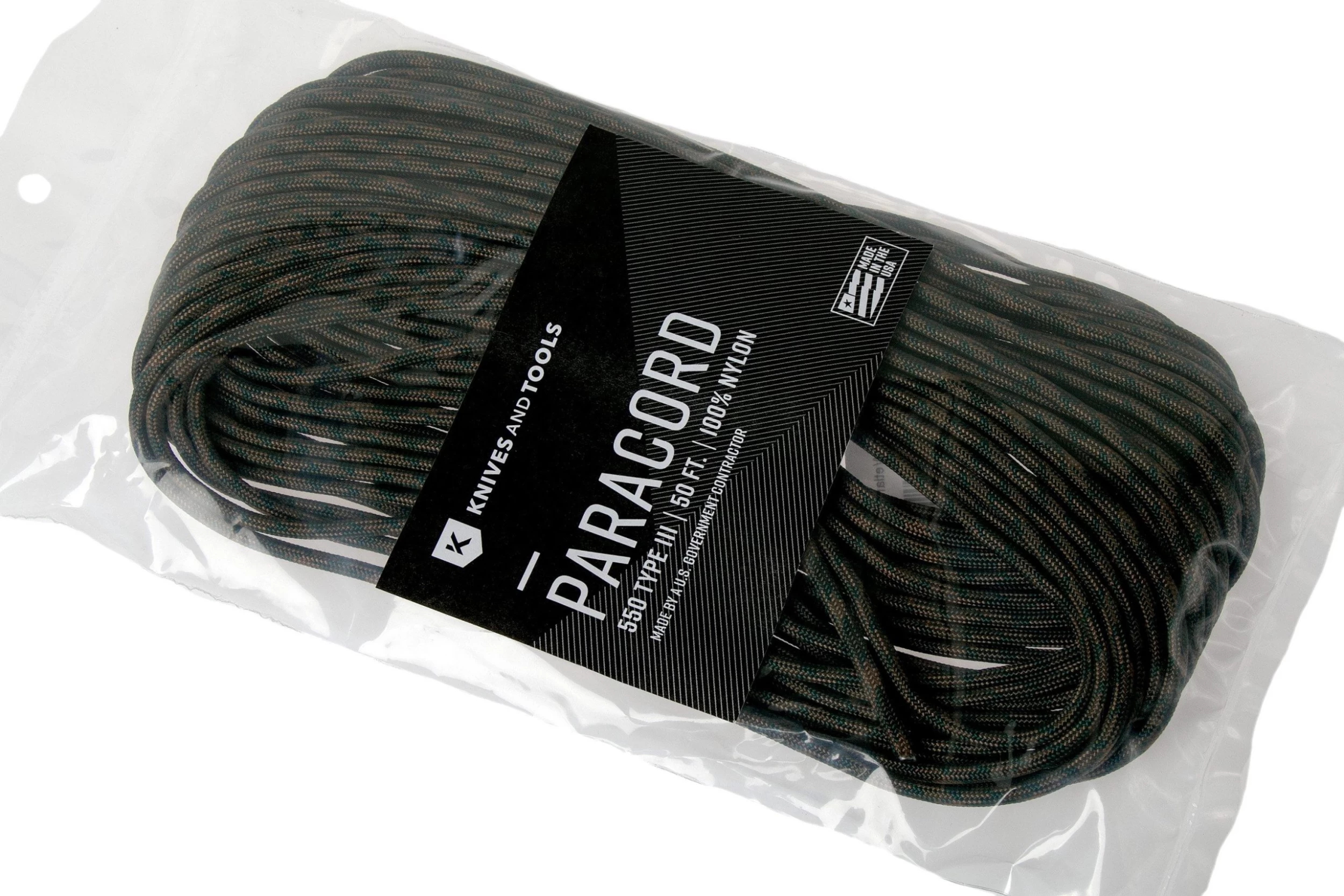 Knivesandtools 550 Paracord Type III, Colour: Wetland, 50 Ft (15.24 M) 3 Knivesandtools 550 Paracord Type III, Colour: Wetland, 50 Ft (15.24 M) - Billede 3