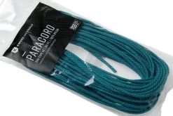 Knivesandtools 550 Paracord Type III, Colour: Turquoise With Teal Diamonds - 50 Ft (15.24 Meters) -Udendørs Værktøjsbutik KTPC381 03 knivesandtools