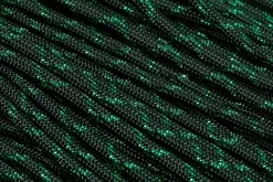 Knivesandtools 550 Paracord Type III, Colour: Green Knight With Green Metallic X - 50 Ft (15.24 Meters)