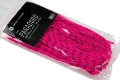 Knivesandtools 550 Paracord Type III, Colour: Neon Pink With Black X - 50 Ft (15.24 Meters) -Udendørs Værktøjsbutik KTPC395 03 knivesandtools