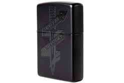 Knivesandtools Zippo Black Matte Snake, Black, Lighter