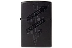Knivesandtools Zippo Black Matte Snake, Black, Lighter -Udendørs Værktøjsbutik KTZPBLACKSNAKE 04 zippo knivesandtools