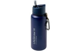 LifeStraw Go Stainless Steel Insulated Bottle With Filter, Blue