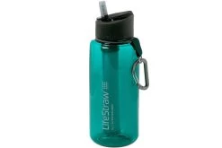 LifeStraw Go 2-stage Water Bottle With Filter 1 Litre, Teal