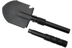 Off Grid Tools Manganese Camping Shovel, Black, Folding Shovel