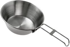 Pathfinder Stainless Steel Camp Bowl, Diameter 12 Cm, Bowl With Handle