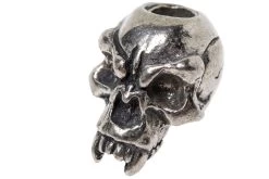 Schmuckatelli Fang Skull Bead Pewter