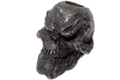 Schmuckatelli Grins Skull Bead Black Oxidized