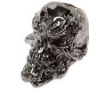 Schmuckatelli Grins Skull Bead Hematite
