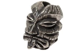 Schmuckatelli Kiko Tiki Bead Pewter