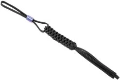 WE Knife A-01B Paracord Lanyard With Titanium Bead, Black