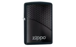 Zippo Black Hexagon Design 218-080242 Matte Black, Lighter