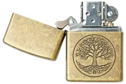 Zippo 201FB Tree Of Life 60005187 Bronze, Lighter -Udendørs Værktøjsbutik ZP29149 000002 03 zippo