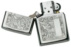 Zippo Venetian Chrome 60000813 Silver, Lighter -Udendørs Værktøjsbutik ZP352 000066 03 zippo