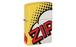 Zippo Comic Pop Art Design Matte Yellow 49533-000002, Lighter
