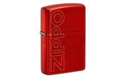 Zippo Logo Design Metallic Red 61010-000002, Lighter
